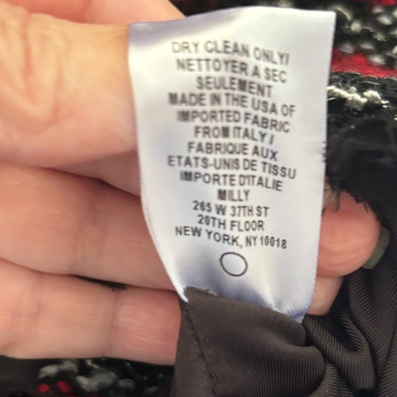 Milly Embellished Tweed Jacket 12 - Picture 9 of 9